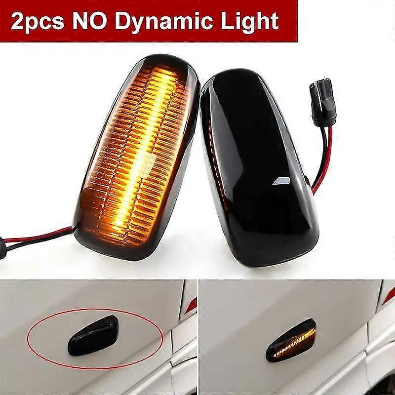2x Led Dynamic Side Marker Turn Signal Lights For Mercedes Benz Clk-class W208 1997-2000,c-class W202 94-97,  E-class W210 96-99