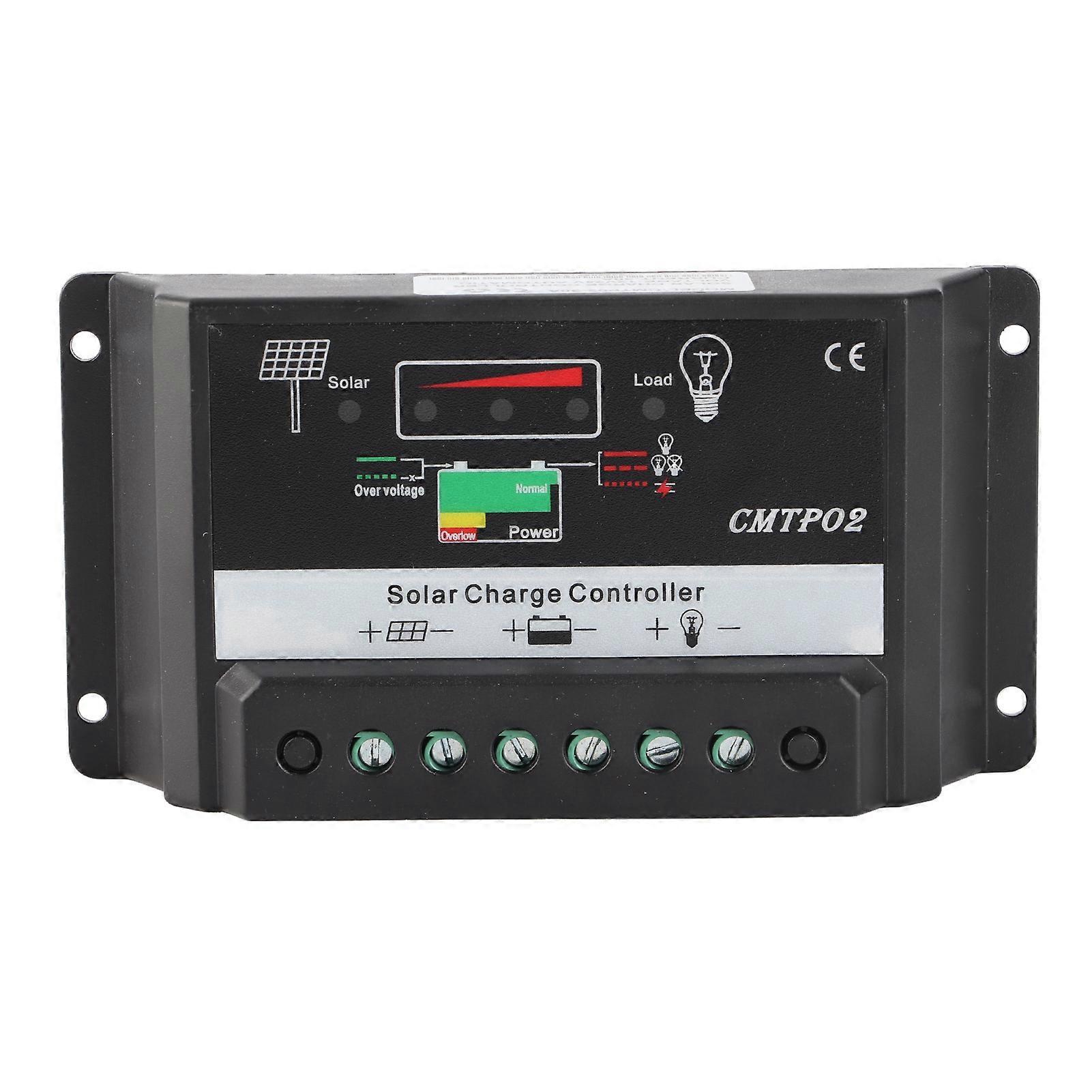 Portable Safety 30a 12/24v Solar Panel Battery Regulator Charge Charging Controller