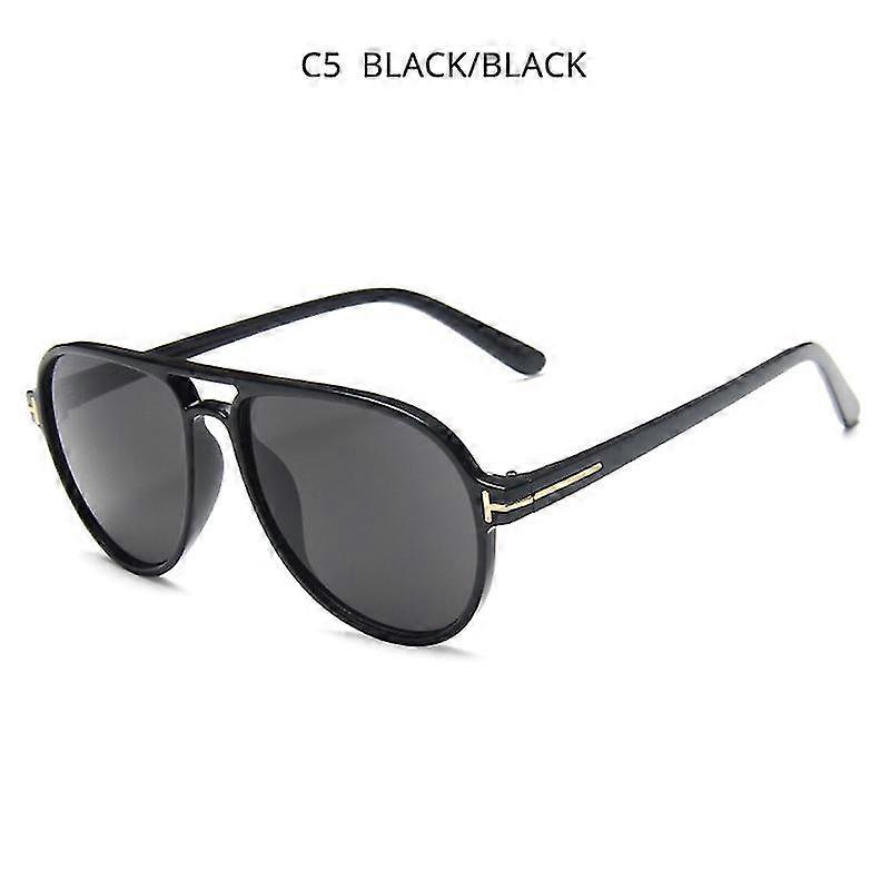 HOOBAN Vintage Pilot Style ochelari de soare bărbați elegant brand design de conducere ochelari de soare Masculin Retro Big Frame Shade ochelari