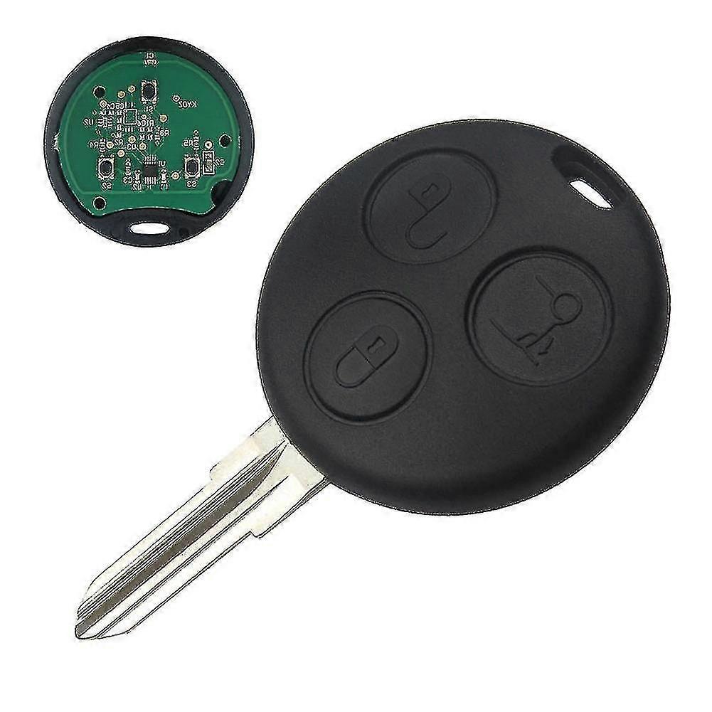 433.92mhz 3 Buttons Smart Remote Key For Benz Smart Fortwo Forfour Roadster Zekai