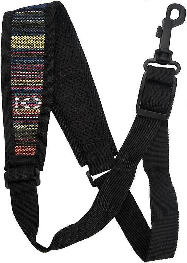 רצועת סקסופון, כתפיה אחת מתכווננת רצועת סקסופון צוואר כותנה ניידת