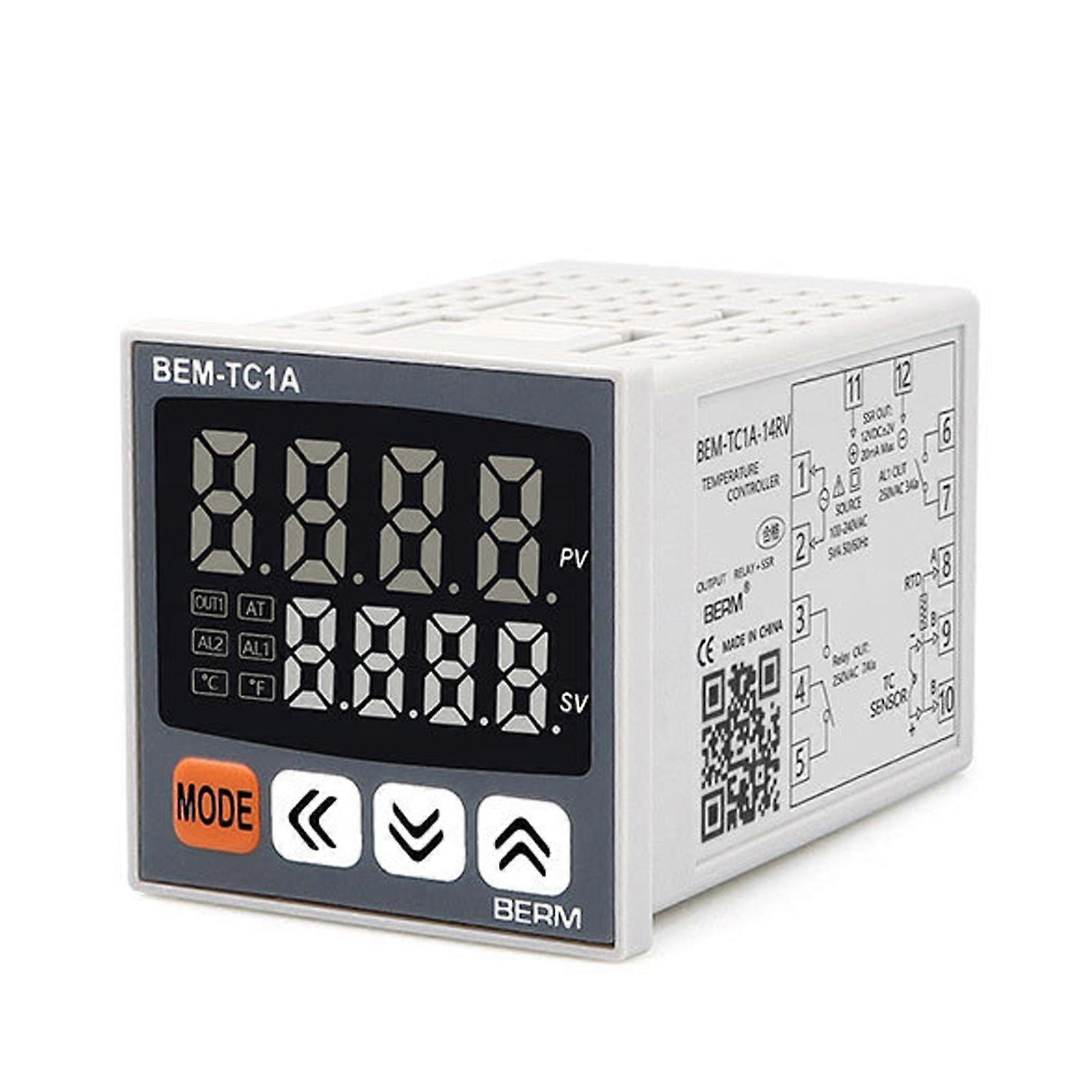 Digital PID Thermostat input Temperature Controller 0~1370 AC100~240V