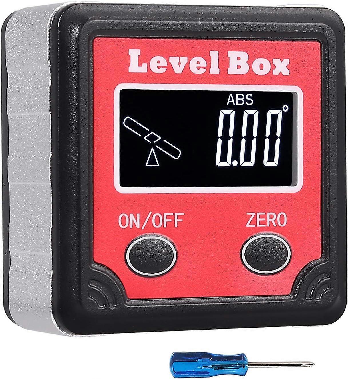 Digital Angle Finder Digital Gauge Angle Indicator Protractor Inclinometer Bevel Box avec Reve