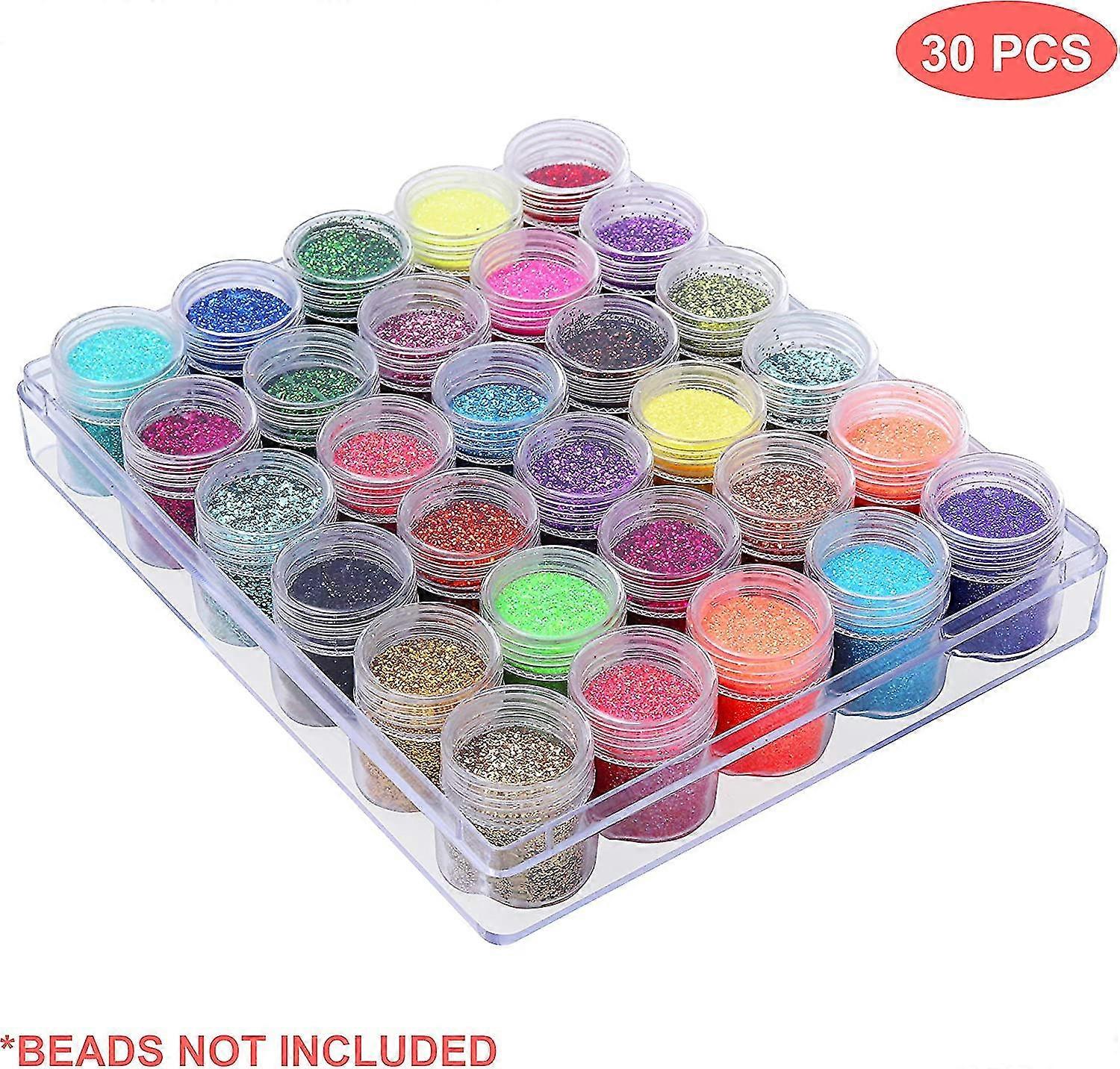 Plastic Bead Storage Box Removable Basin Divider Storage Box