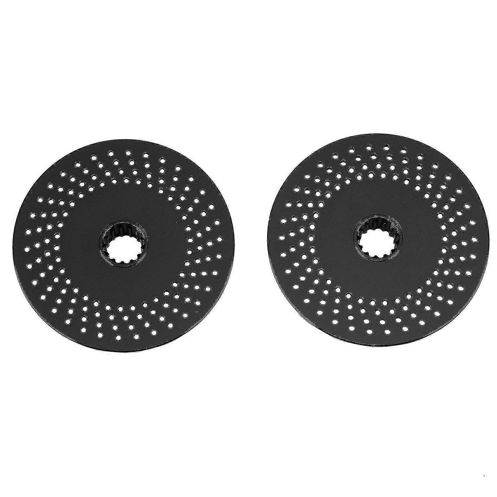2pcs Metal Rear Wheel Brake Disc Hex Adapter Compatible With Traxxas,black