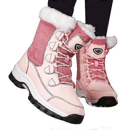 Snow Boots Womens Winter Boots Waterproof Fur Lined Ankle Boots