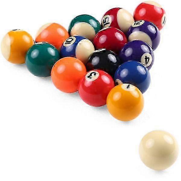 32MM Set for kids Complete set of small resin billiard balls - SNNGV