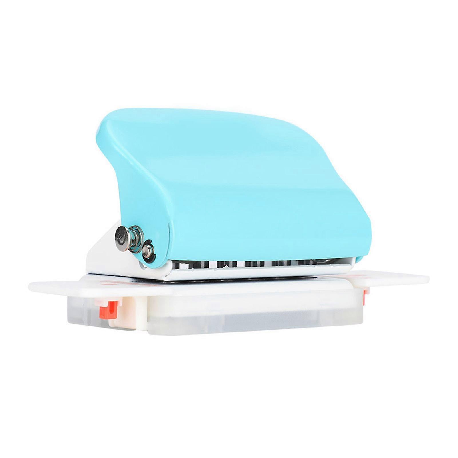 Adjustable Hole Punch Green Manual Office Home Universal A4 Paper Punching Machines