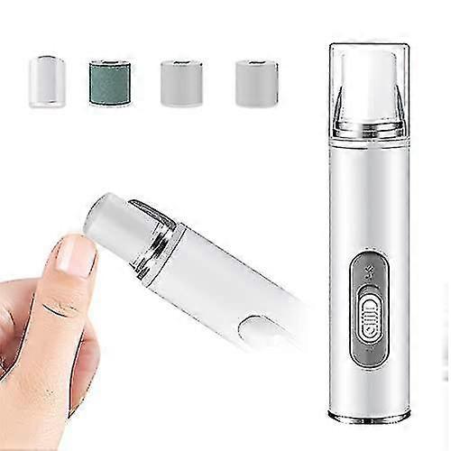 Electric Nail Buffers Automatic Manicure Pedicure Tools Rechargeable Nail Polisher Buffer Easily File For Naturally Beautiful Fingernail Toenail Polis