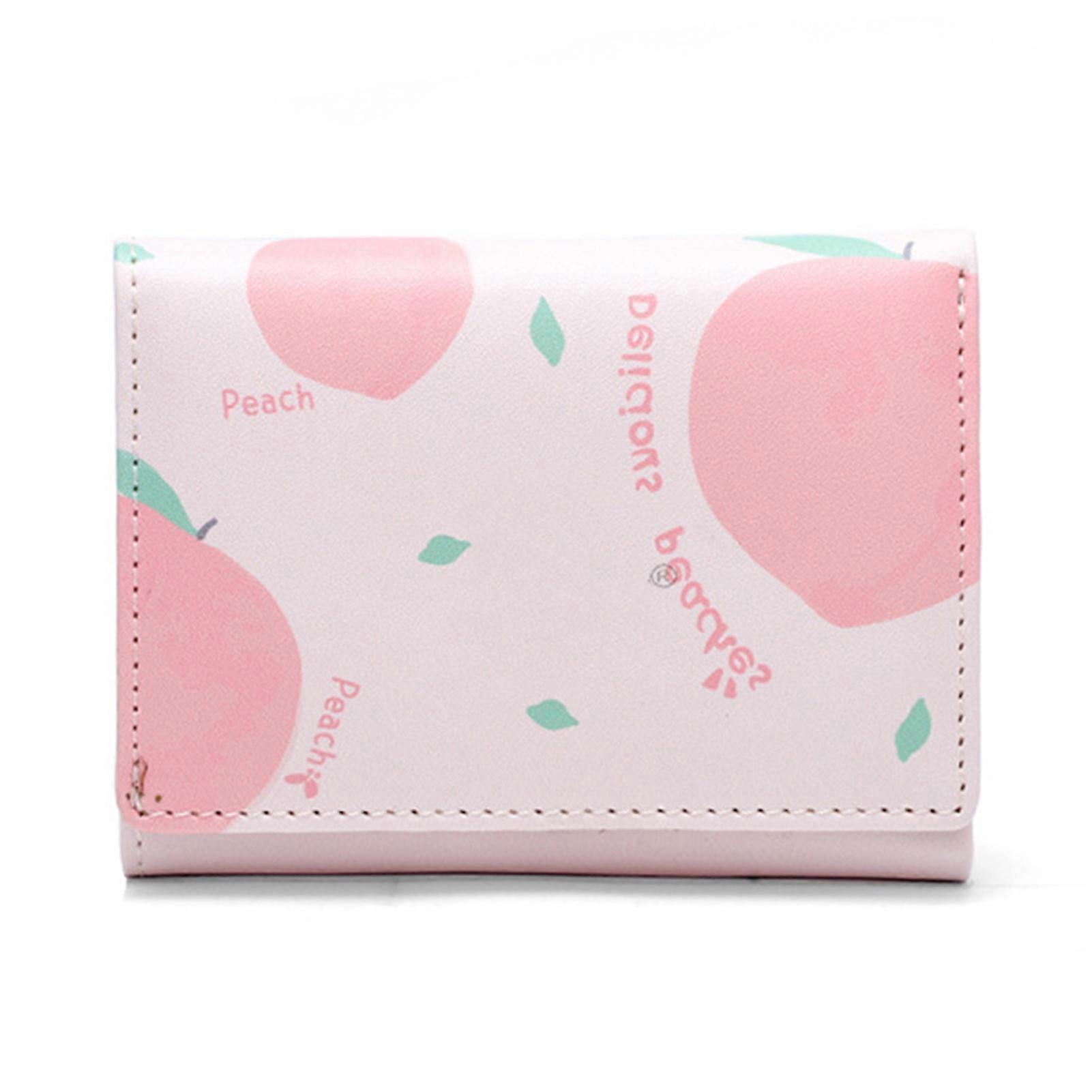 Girls\' Tri-Fold Short Wallet Multifunctional and Portable for Daliy Life