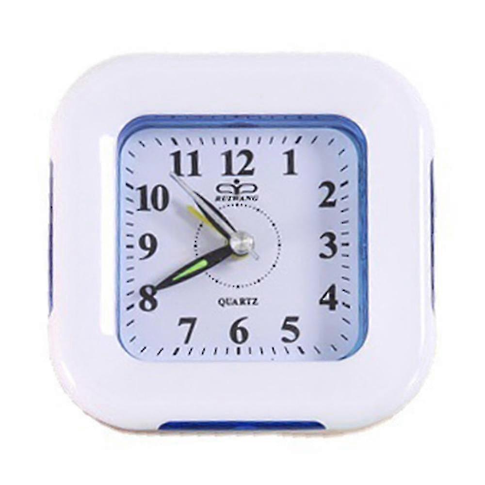 Square Small Alarm Clock Bedroom Bedside Clock With Night Light