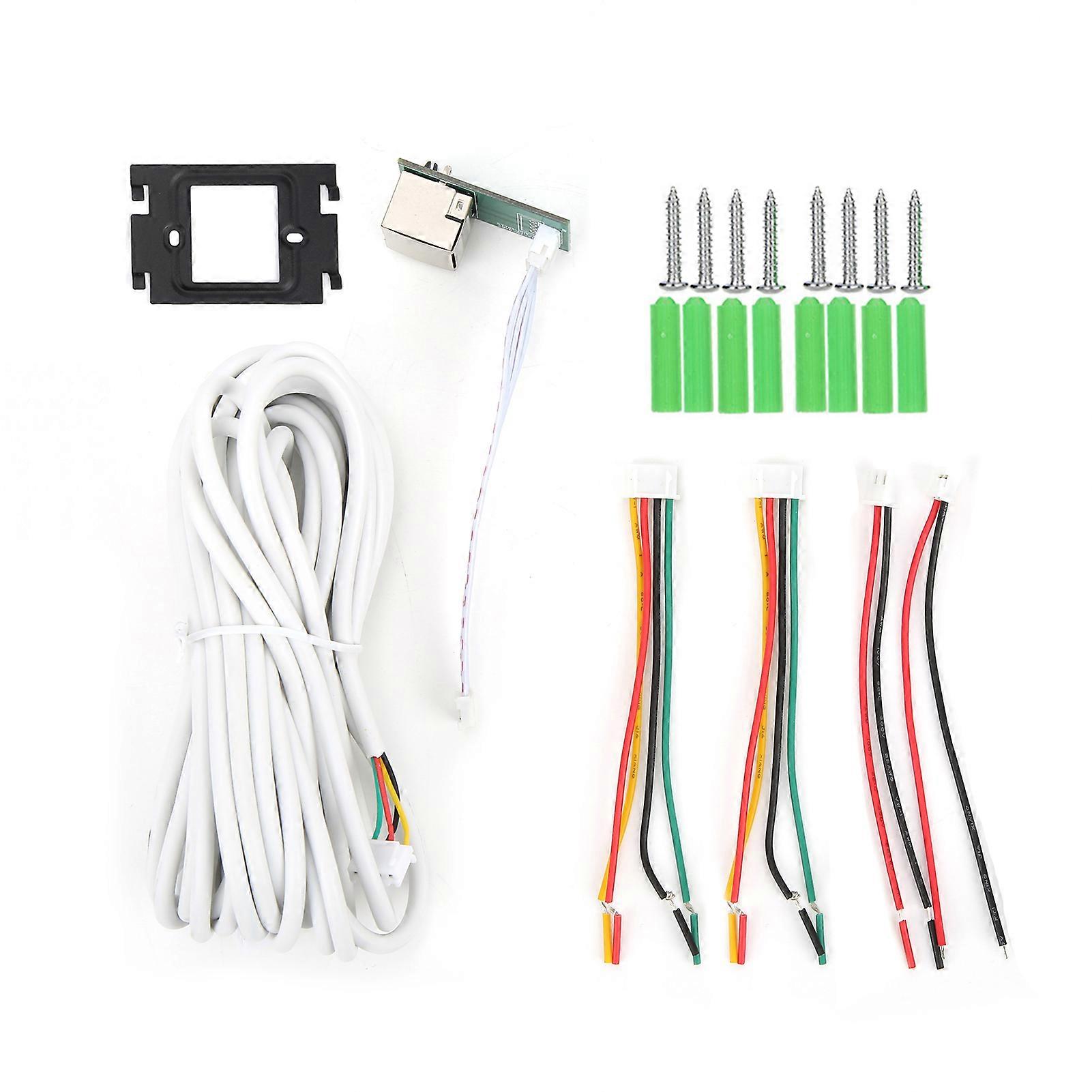 10in WIFI Video Door Phone Wired Video Intercom System for Tuya Smart Villa Home Office Apartment 100240VUK Plug