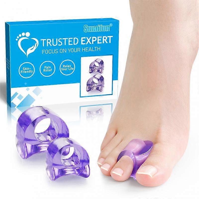 Soft Transparent Silicone Toe Separator Hallux Valgus Bunion Corrector