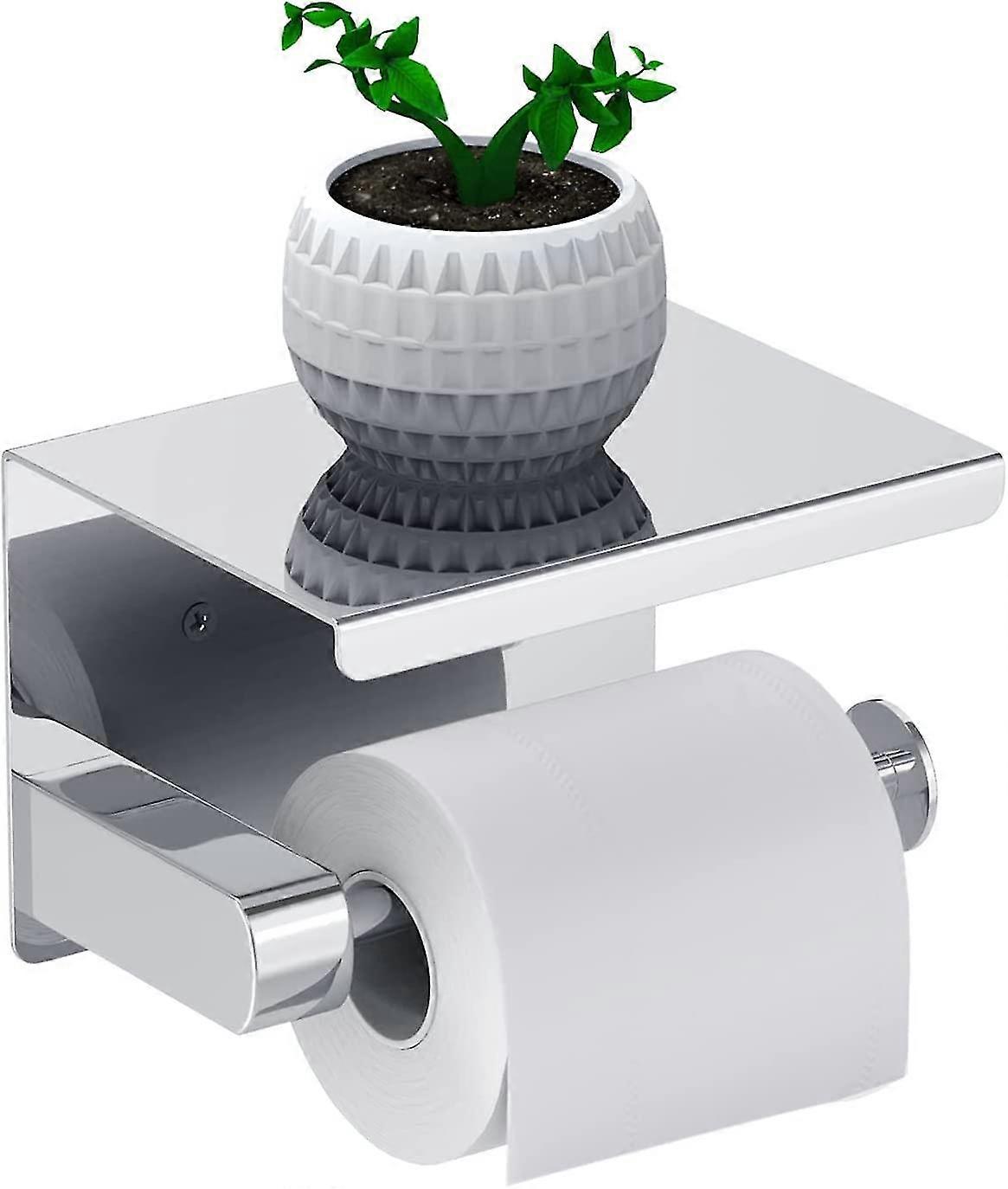 Toilet Paper Holder, Without Drilling
