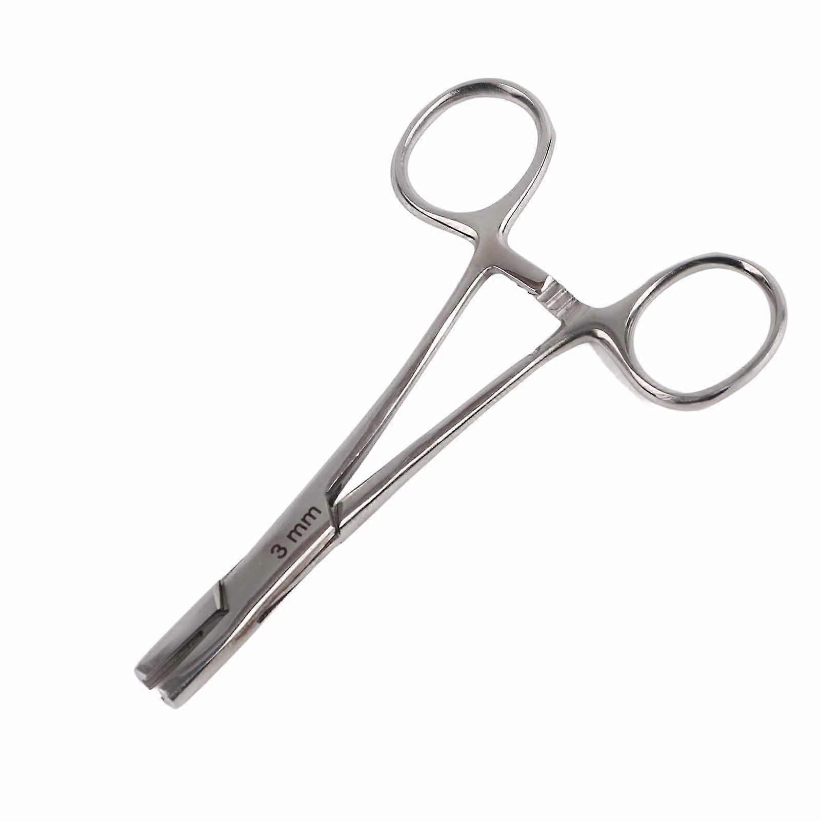 Stainless Steel Body Piercing Pliers Piercing Forceps for Belly Button Nose Ear3mm