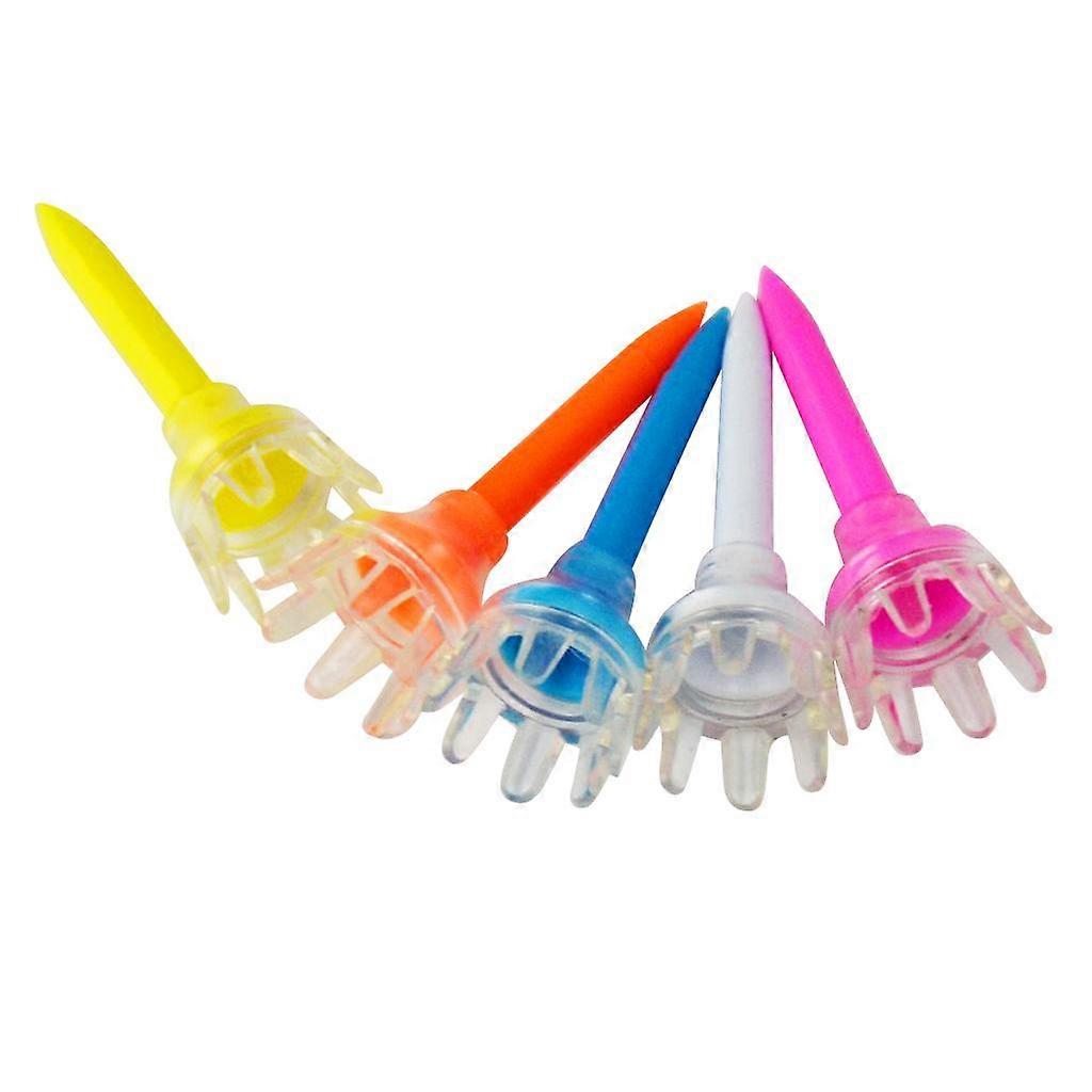 Premium Plastic Golf Tees Random Color Golf Accessory 4.2cm