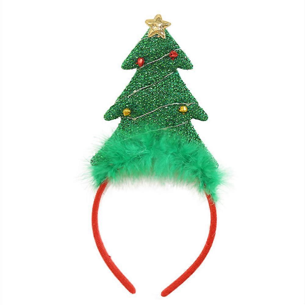 Jul Ny Lysende Juletræ Pandebånd Børns Pandebånd Lys Lysende Pandebånd Med Lys Juledekoration Pandebånd