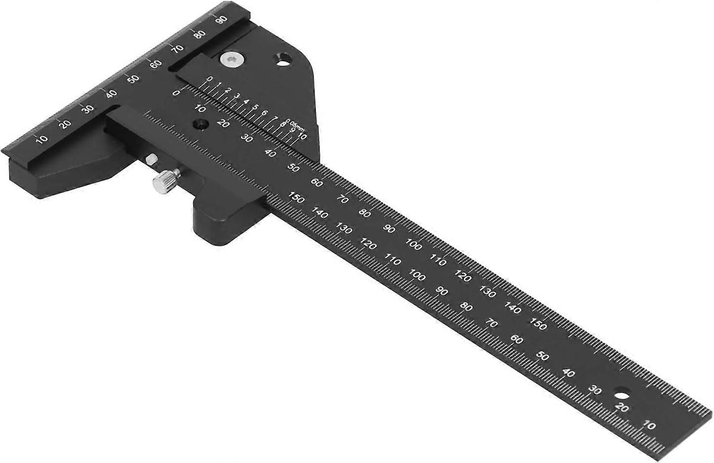 Carpenter DIY Tools Carpentry Wood Scribing Ruler Wood Scribing Ruler Measure Carpenter Marking Tool Woodworking Scribing GROOFOO