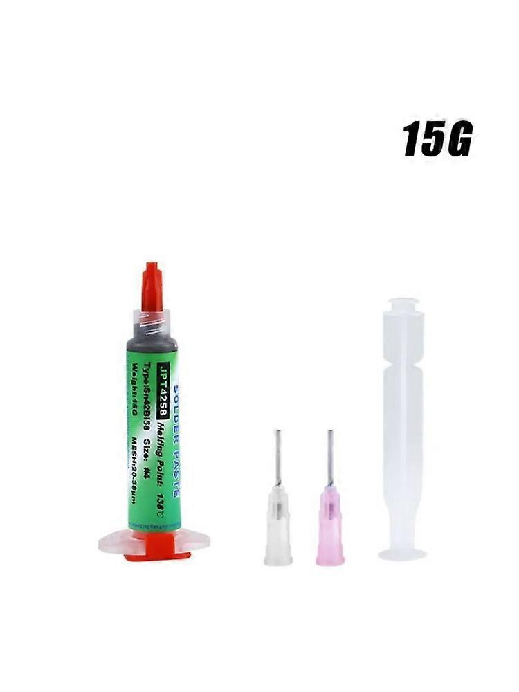 138 Low Temperature Solder Paste for Iphone Repair Sn42bi58 138 Smd Welding Paste Soldering Flux Welding Tool Set 15/20/30/50g