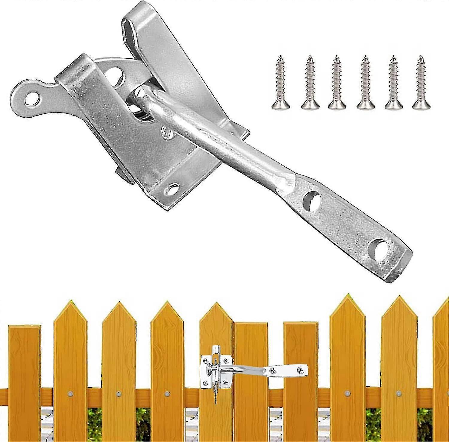 Automatic Door Lock,universal Sliding Latch Latch Door Hardware Accessories Door Latch For Outdoor Use As Latch With Screws