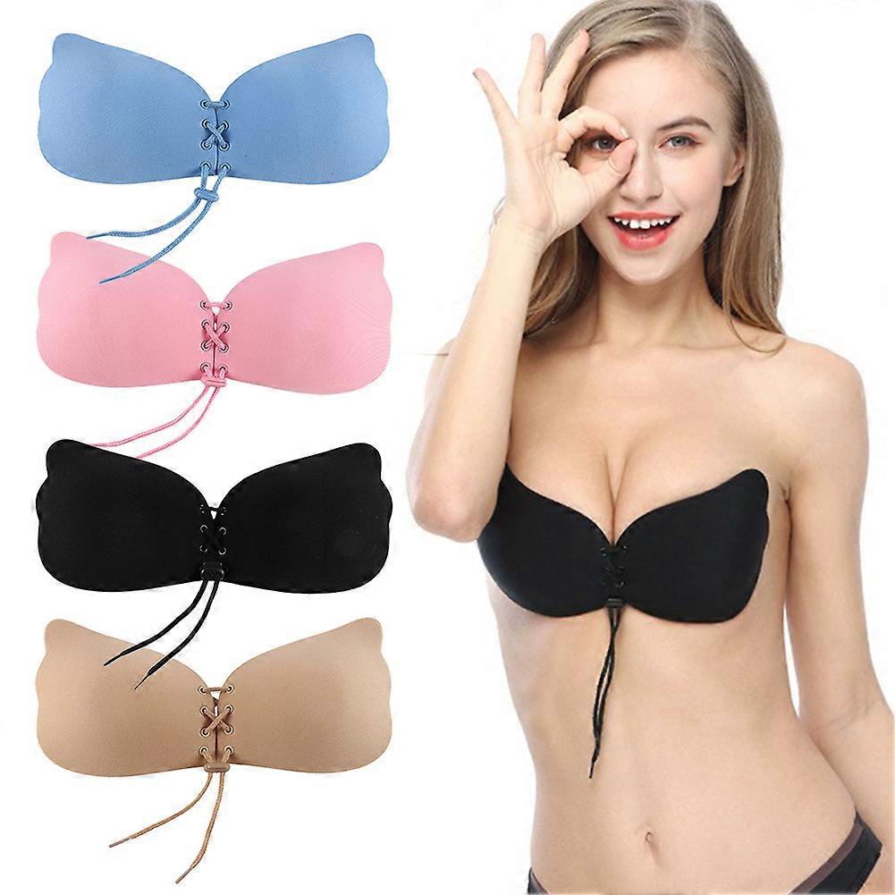 Self-Adhesive Stick-On Bra - Invisible Strapless Bra for Backless Dresses