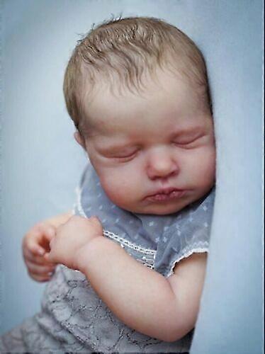 20 インチリアルな生まれ変わったベビードールキット DIY リアルな幼児未完成人形パーツ