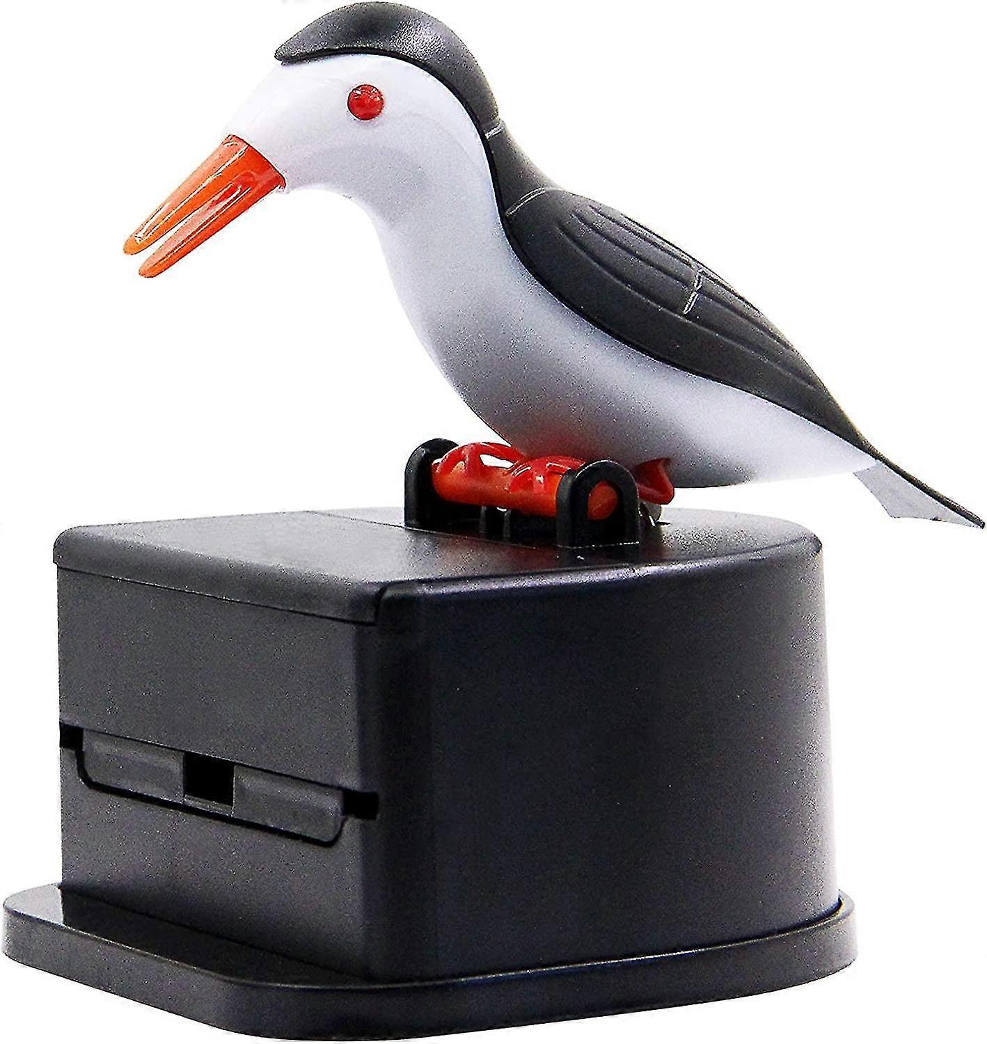 Bird Toothpick Maker, Creative Push Toothpick Bird Maker Black