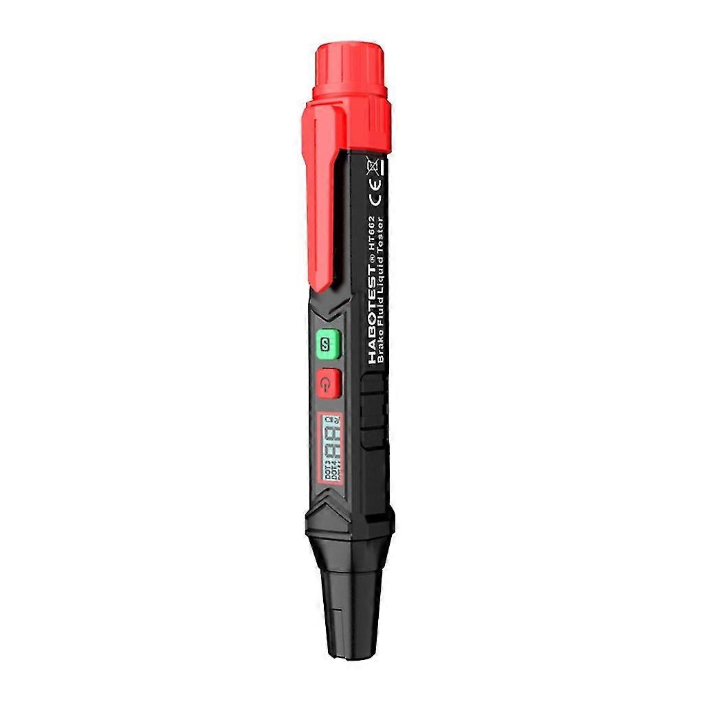 Automobile Diagnostic Brake Oil Detection Pen With Sound & Light Alarm Pocket