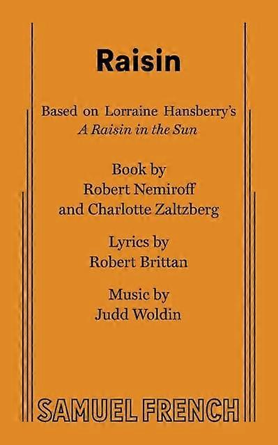 Raisin - Judd Woldin - Plays, playscripts - Concord Theatricals - Paperback