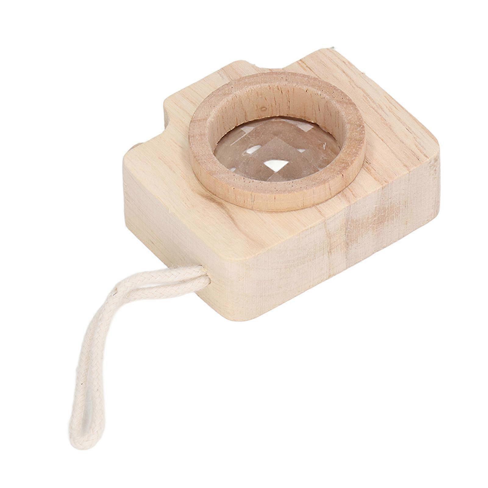 Prism Lens Toy Bee Eye Effect Unique Camera Style Cute Portable Interesting Children Toy Wood Color