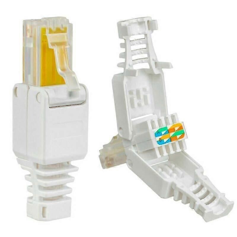 easy ethernet cable connector plug cctv crimp cat6 tools