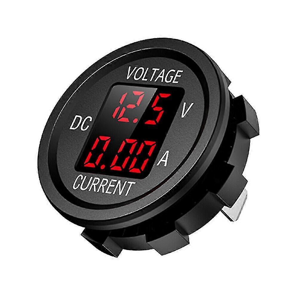 Dc 12v-24v Led Digitals Voltmeter Car Motorcycle Voltage-volt Gauge Panel Meter