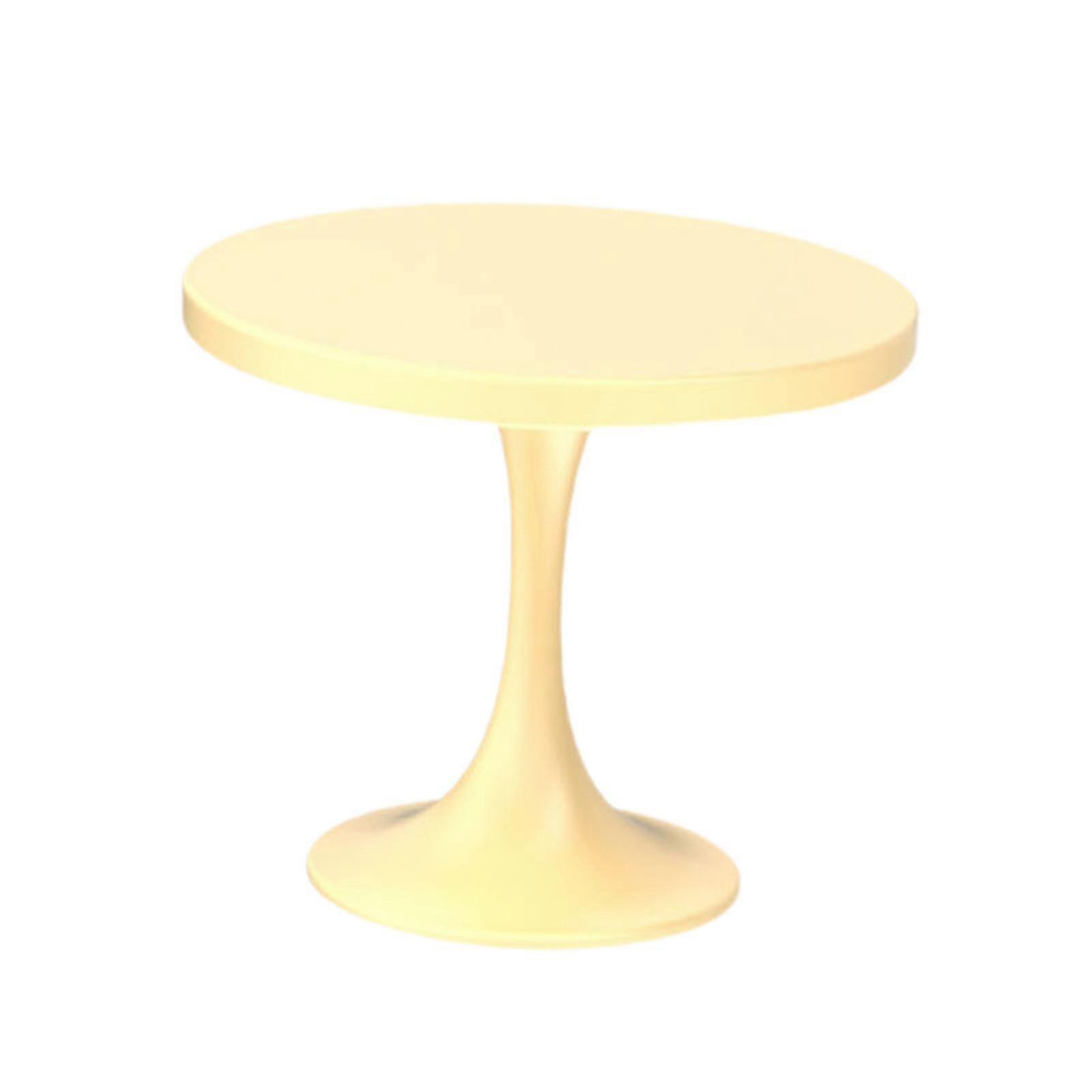 1/6dollhouse Table Accessories Mini Round Table for Garden Dollhouse