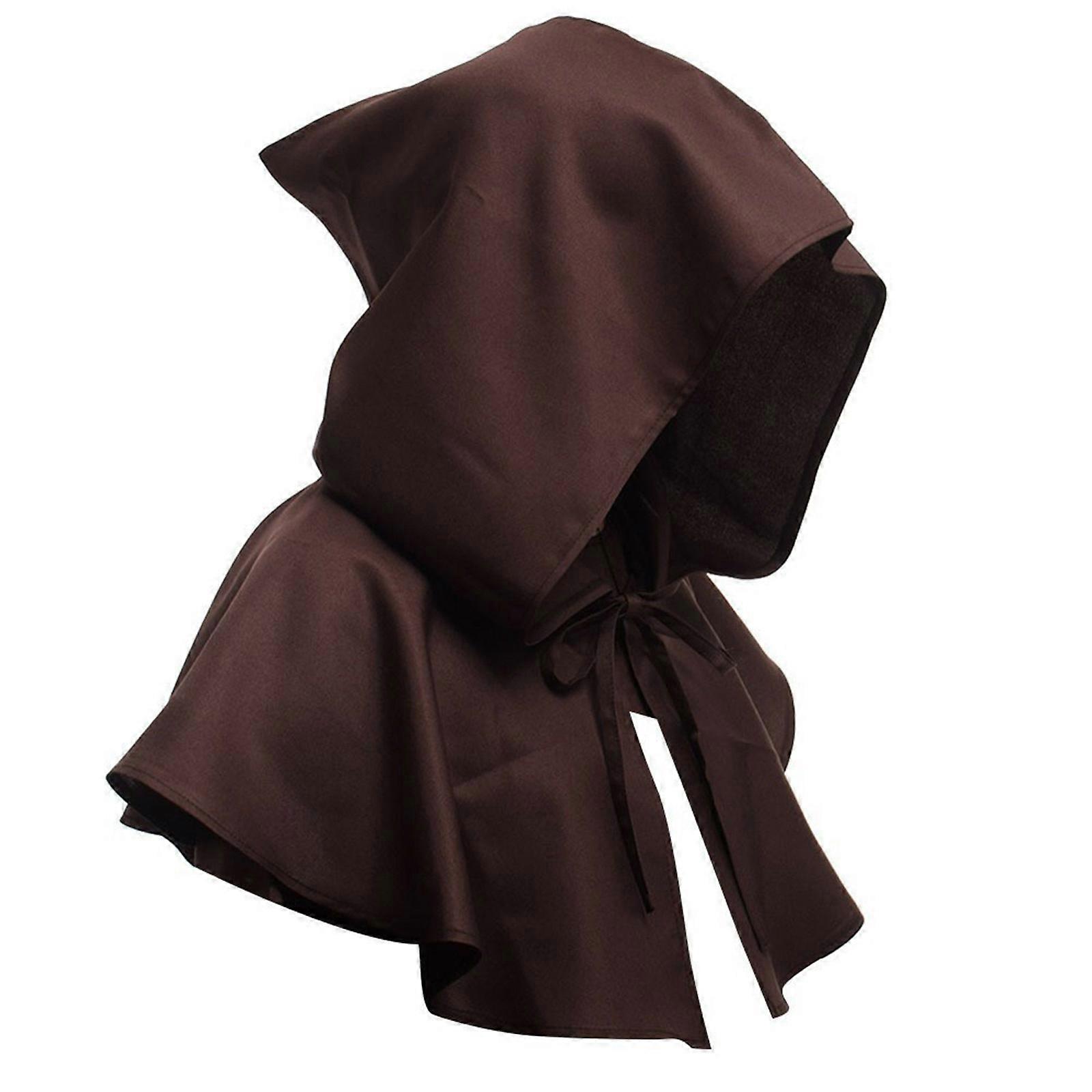 Supply Medieval Cloak With Hood Cosplay Costume Cowl Hooded Cloak Cape Poncho For Men Women