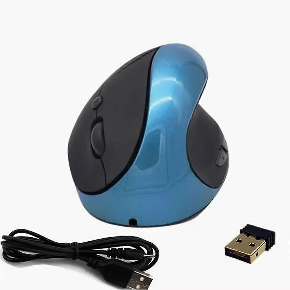 Rechargeable Vertical Mice Ergonomic Wireless Mouse 2.4G USB Receiver Adjustable 1600 DPI 6 Buttons Mouse for Laptop PC Computer Mice & Trackballs