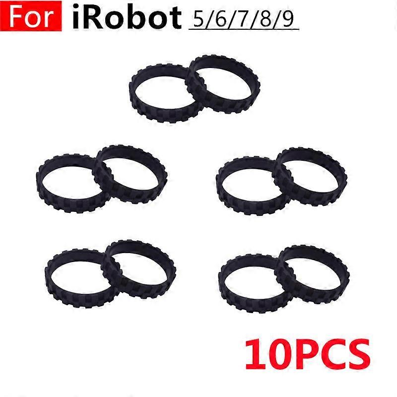 Applicable To IRobot 5 / 6 / 7 / 8 / 9 I7 E3 E5 Sweeper Mopper Wheel Tire Leather Accessories Brush Carpet Sweepers