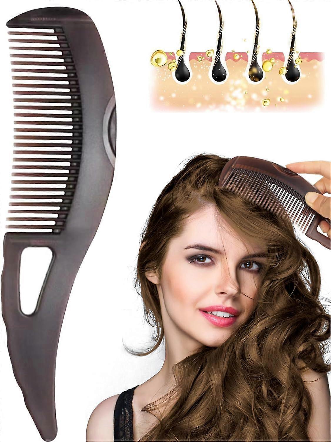 Dandruff Comb, Hollow Tooth Hairbrush for Scalp Massage/Refreshing and Dandruff/Dirt Removal, Reduce Scalp Itching/Oil, Scalp Care Comb with Skin Scra
