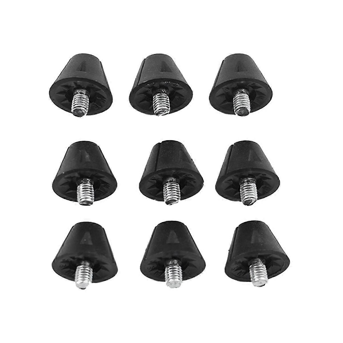25 Pcs Football Shoe Replacement Spikes 16mm Soccer Shoe Studs Spikes for 5MM Threaded Running Shoe