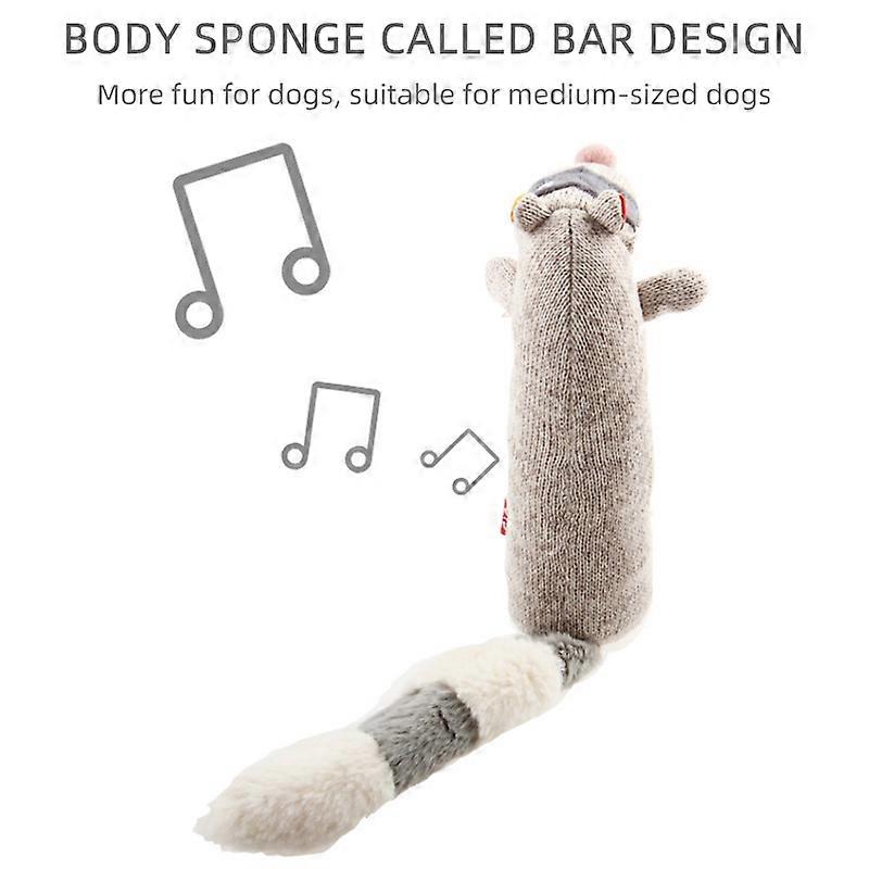 Funny Simulated Animal Dog Toy with Sound Squeakers Durable Stuffingless Plush Squeaky Dog Chew Toy Crinkle Pet Squeak Toy
