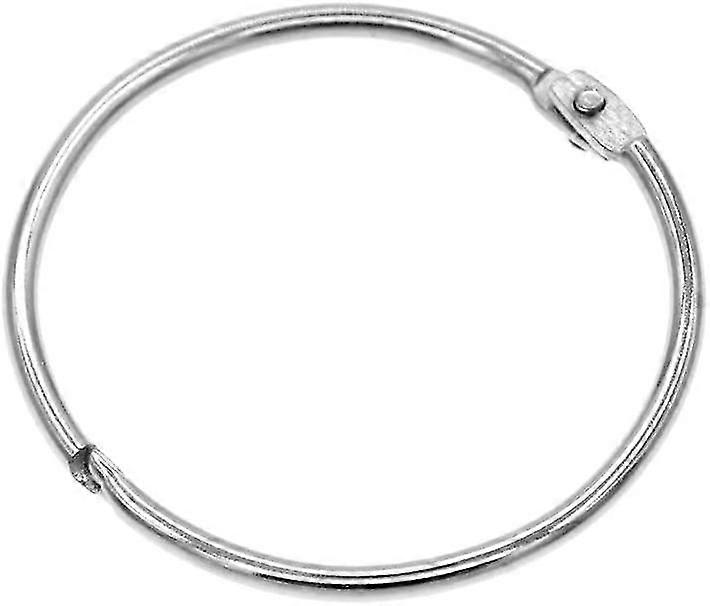 Metal Shower Curtain Ring,20 Pcs Silver Drape Ring Buckles,50mm
