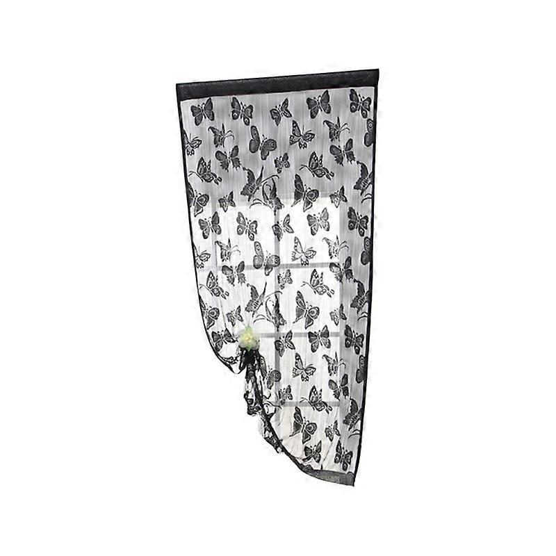 Door Window Butterfly Pattern String Curtain Home Room Modern Divider Drape