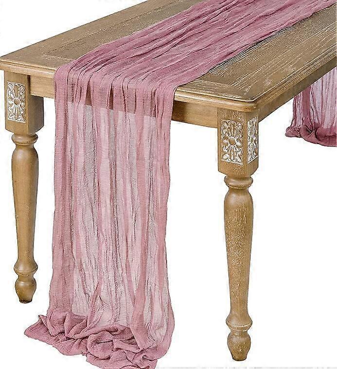 Table Runner Cheesecloth - Wedding Table Runner For Bohemian Table Decoration