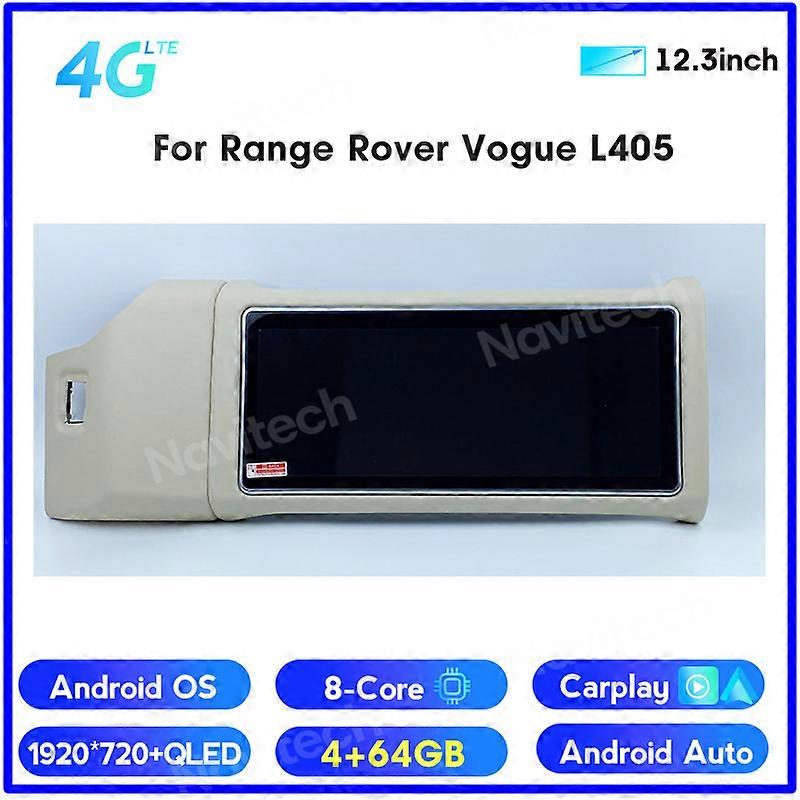 12.3inch Android 12 Car Radio Player For Range Rover Vogue L405 2013-2017 Screen Multimedia GPS Navigation Auto Stereo Carplay