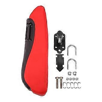 Coche universal ajustable coche- Reposabrazos para Rv Van Motorhome Boat para- Msg85 Msg95 Rojo Izquierda