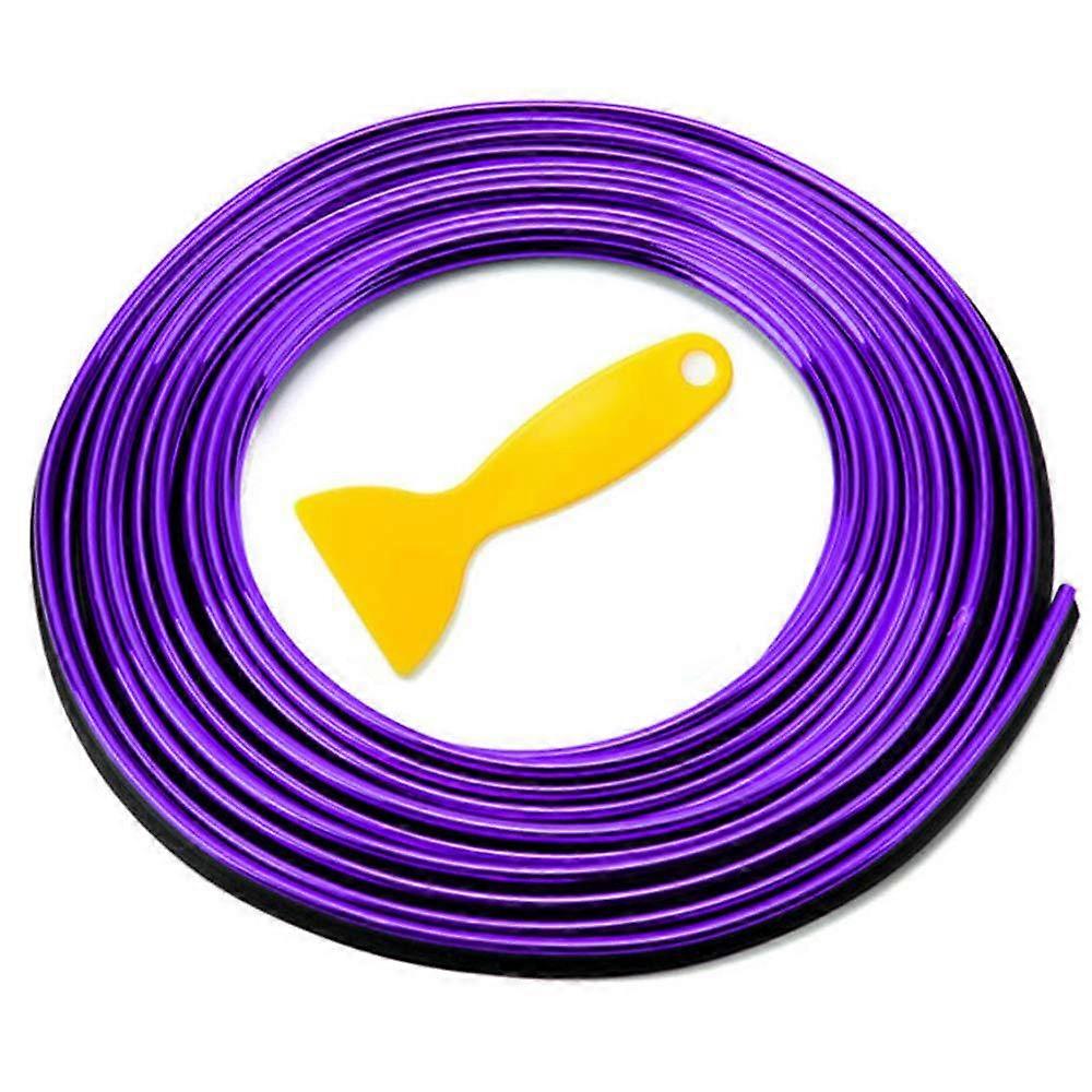 decorative strip door center console gap instrument panel decorative line chrome-plated bright strip