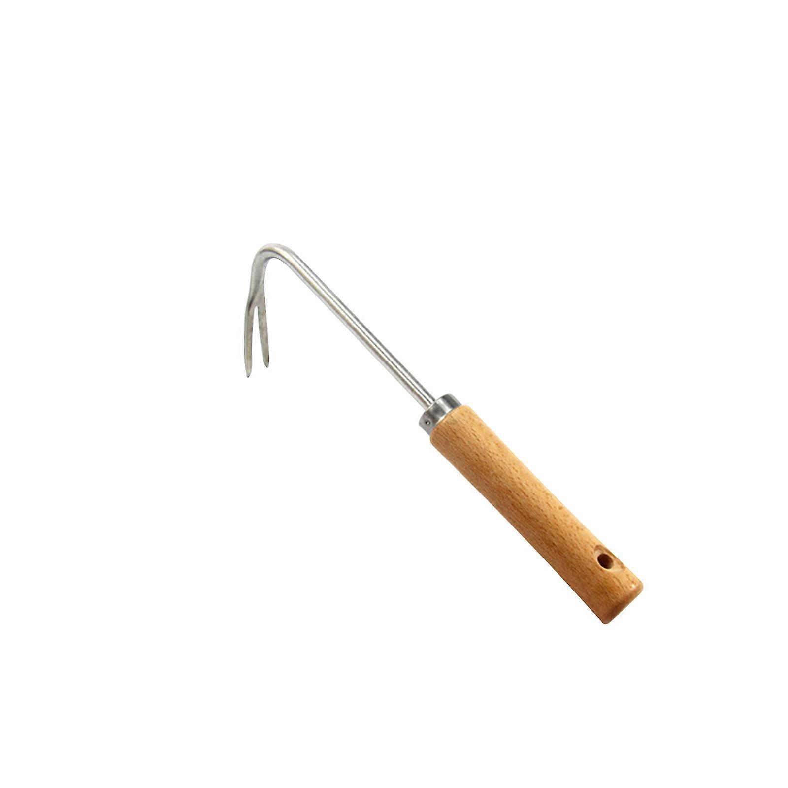 New Hot Weed Puller with V-Shape Weeder Weeding Tools for Garden Weed Removal Tool with Solid Wood Handle