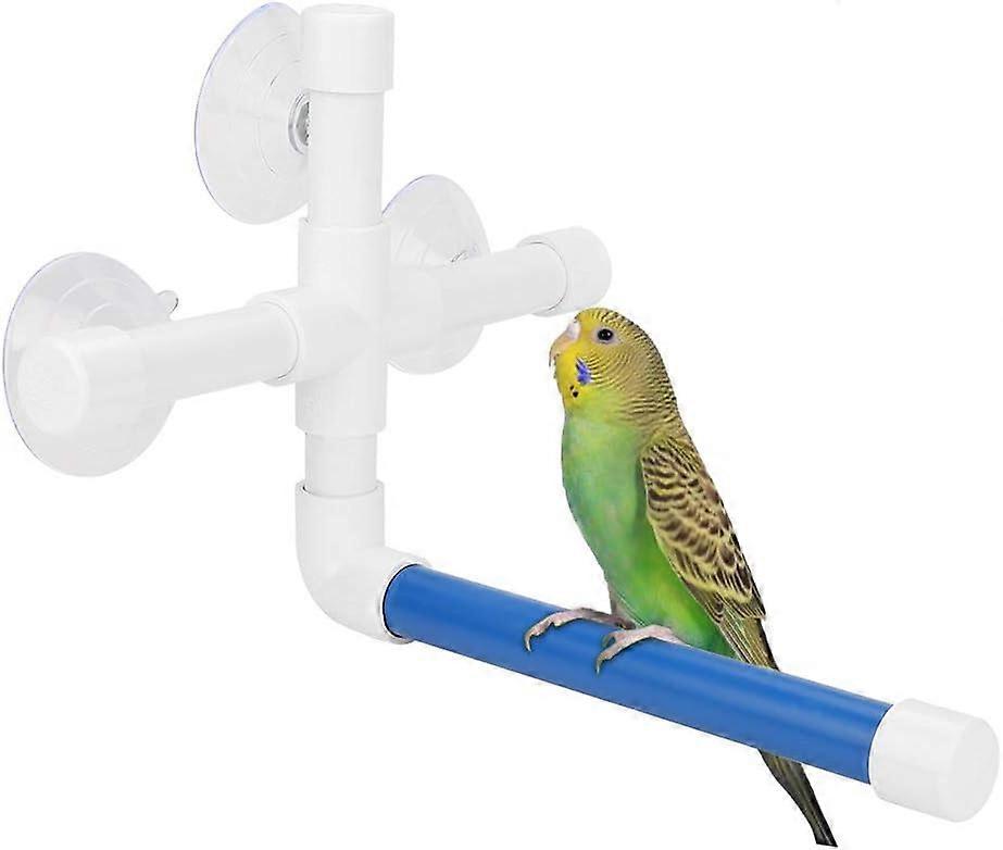 Parrot Perch with Suction Cup Plastic Hose for Parrot Bath