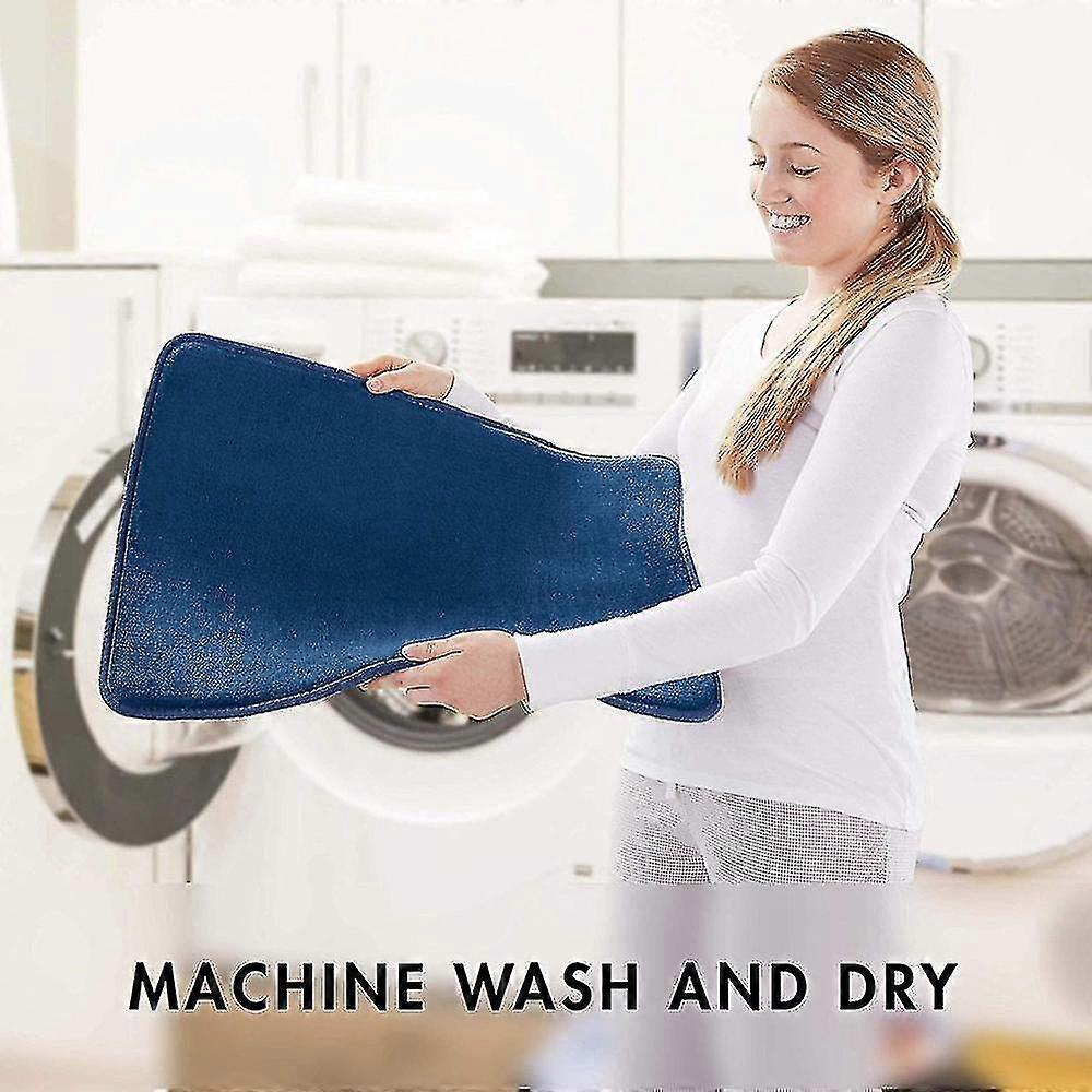 Startseite Bad Rutschfester Badezimmerteppich Weiches Korallenfleece Memory Foam Teppich Matte