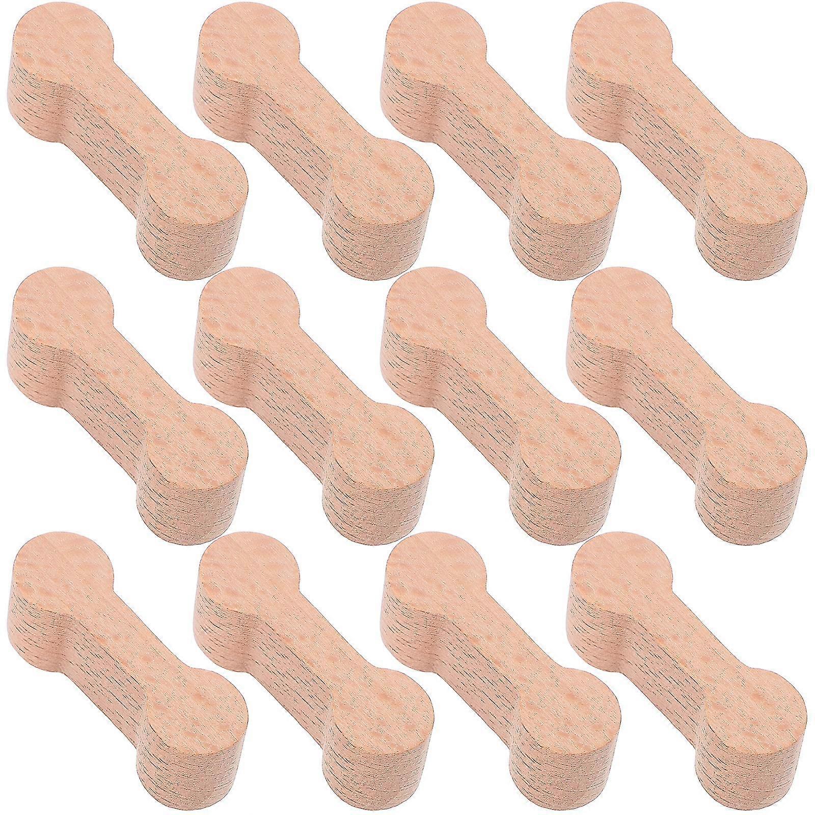 16pcs Wooden Train Railway Tracks Connector Expansion Track Connector Railway Toys Part