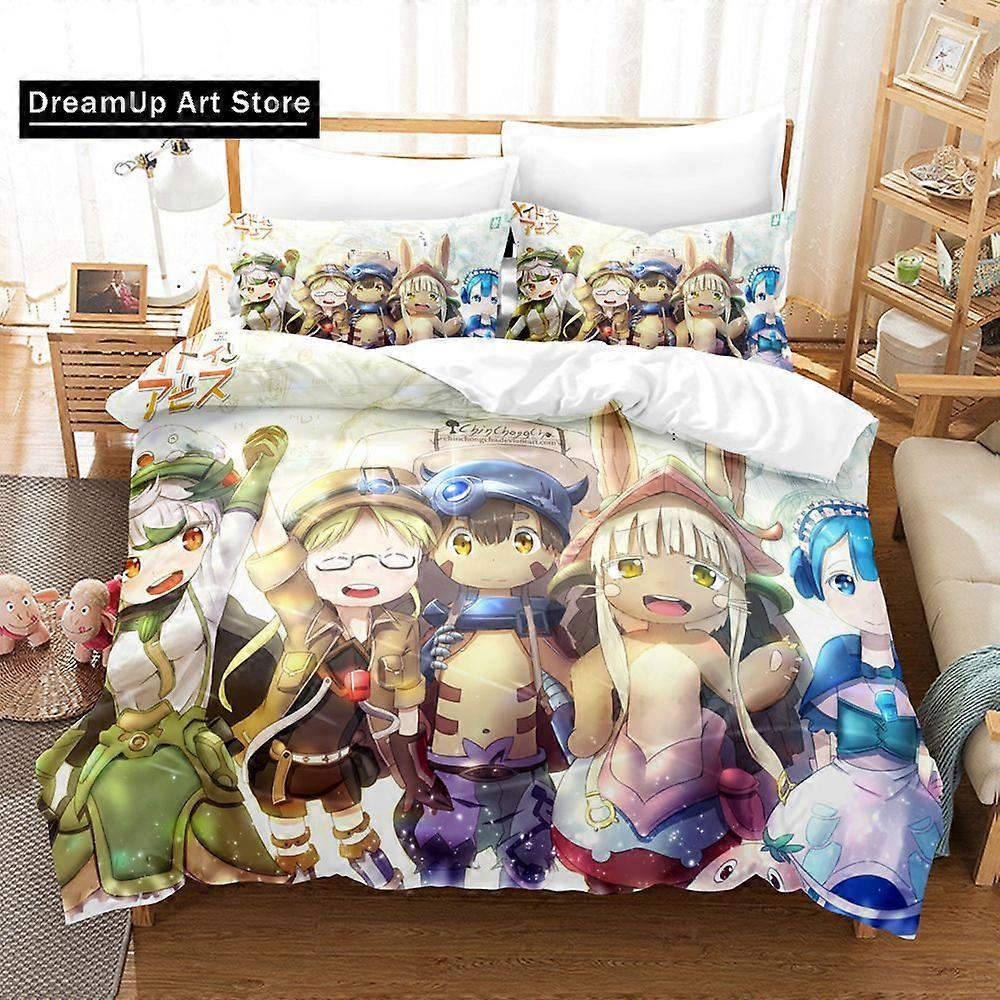 a4202 Povlečení Módní potiskVyrobeno v propasti Sada povlečení Chlapci Dívky Povlak na přikrývku Povlak na polštář Postel Děti Dospělý Domácí textil3dílná sada povlečení (1 Duv